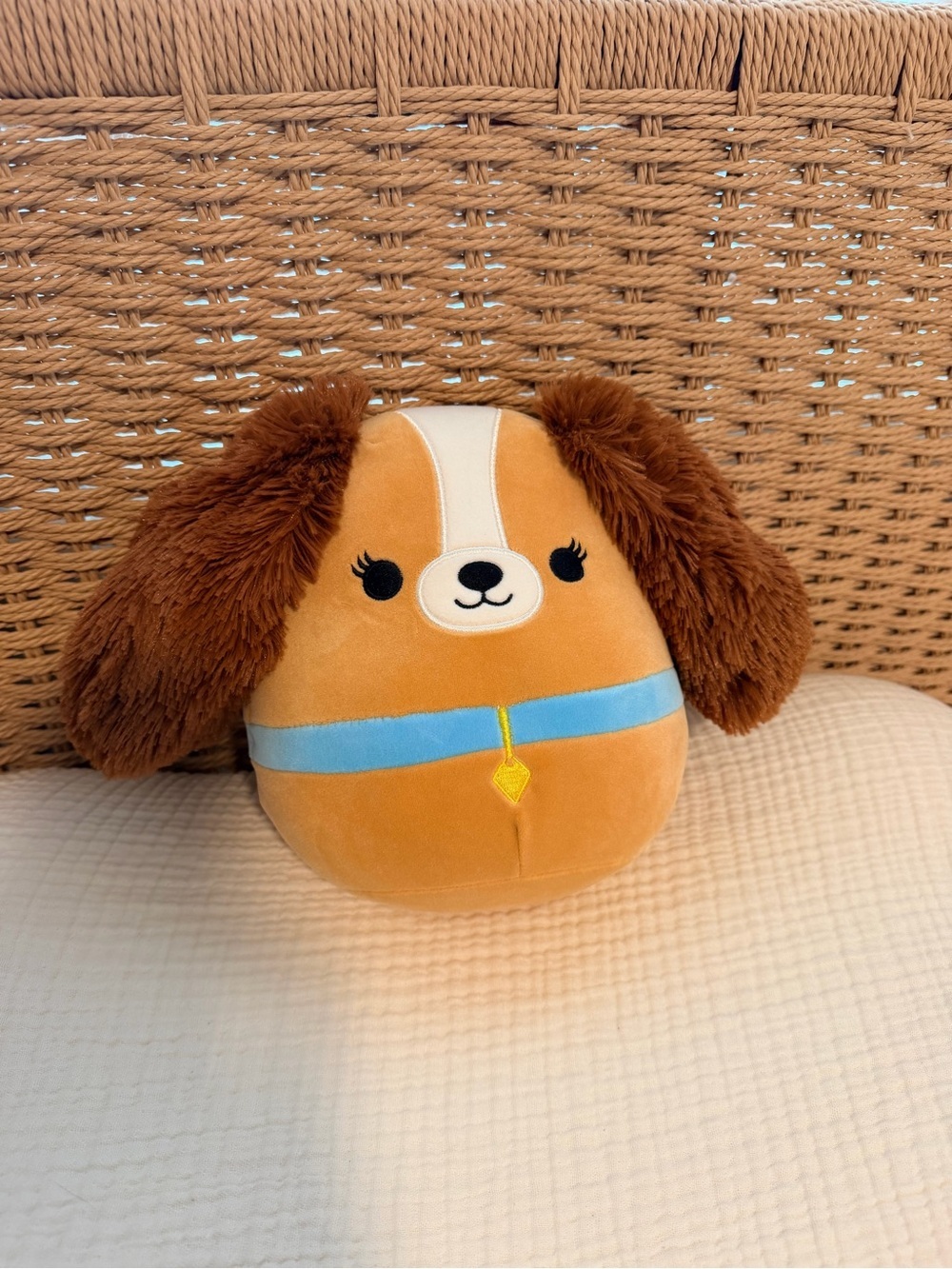 Disney Brown Plush Dog with Blue Collar